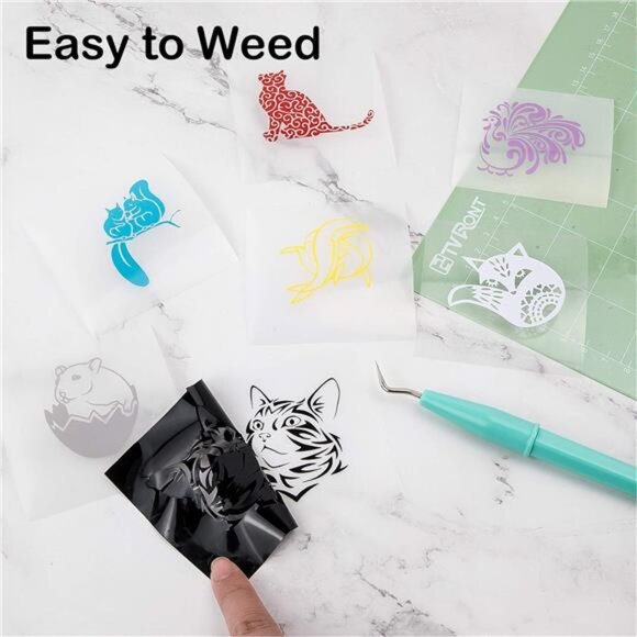 Blue Permanent Vinyl, Blue Vinyl for Cricut-12" x 14 FT Blue Adhesive Vinyl Roll - Picture 3 of 7